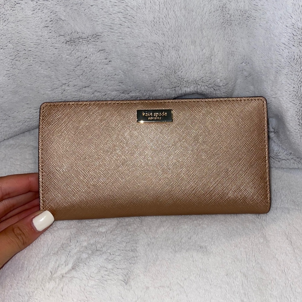 Brand new Kate Spade rose gold wallet